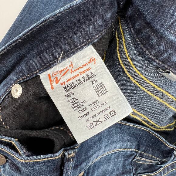 Citizens of Humanity Dark Wash Wide Leg Flare Jeans Size 28 - Picture 7 of 9